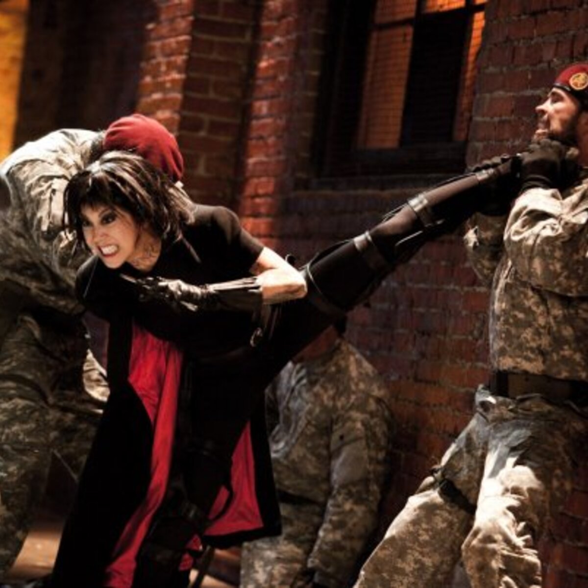 JD Roberto in a fight scene